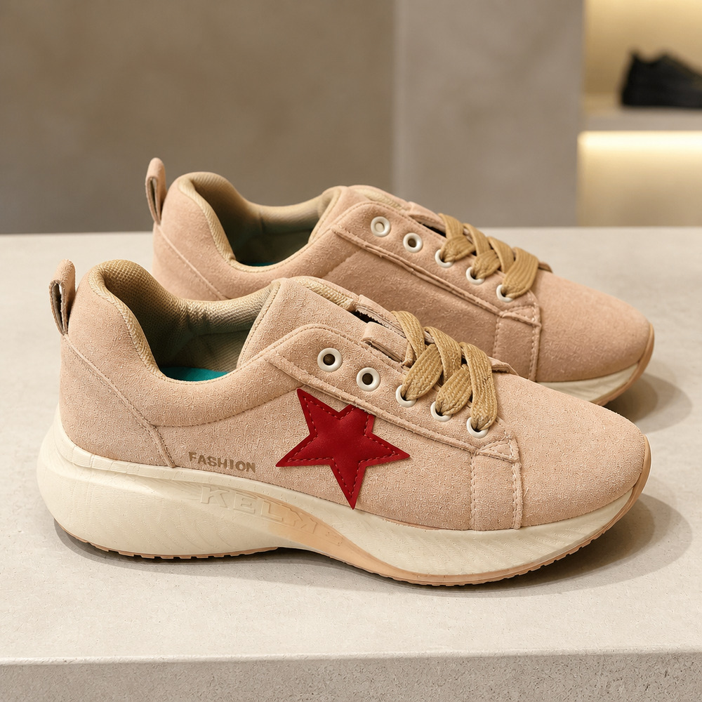 Fashion Girls Lace-up Sneakers size EU35 UK2.5 US 3.5